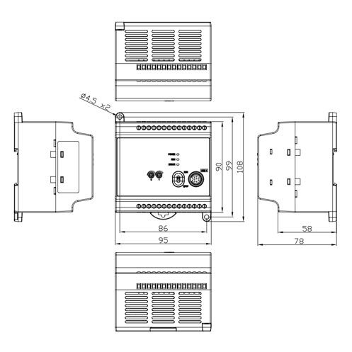 Delta DVP16EC00T3 DVP-EC Series PLC