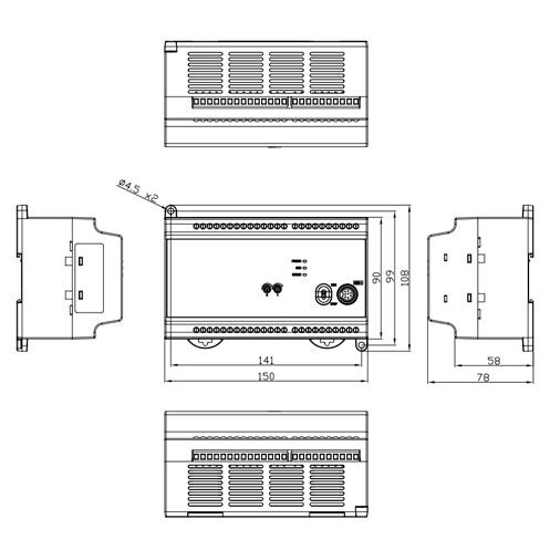 Delta DVP24EC00R3 DVP-EC Series PLC