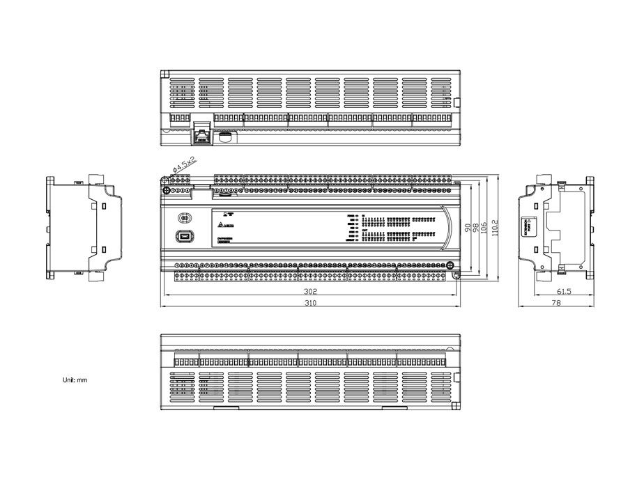 Delta DVP80ES300R DVP-ES Series PLC - Image 2