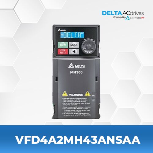Delta VFD4A2MH43ANSAA MH300 Series Drive - Buy Delta AC Drives