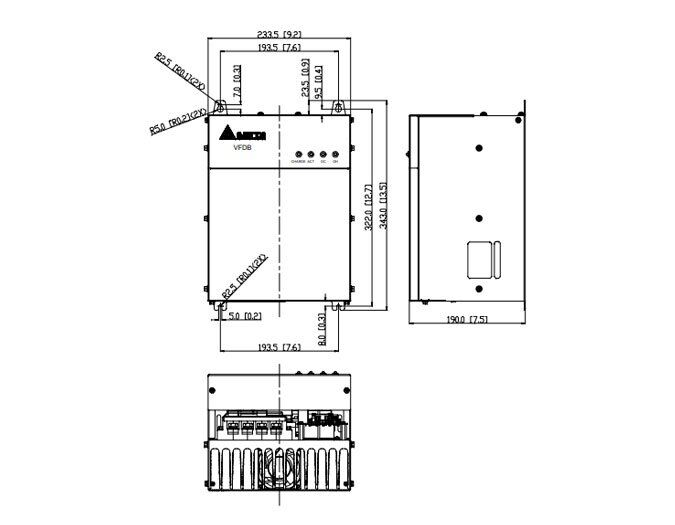 VFDB4185-Brake-Unit-Delta-AC-Drive-Diagram