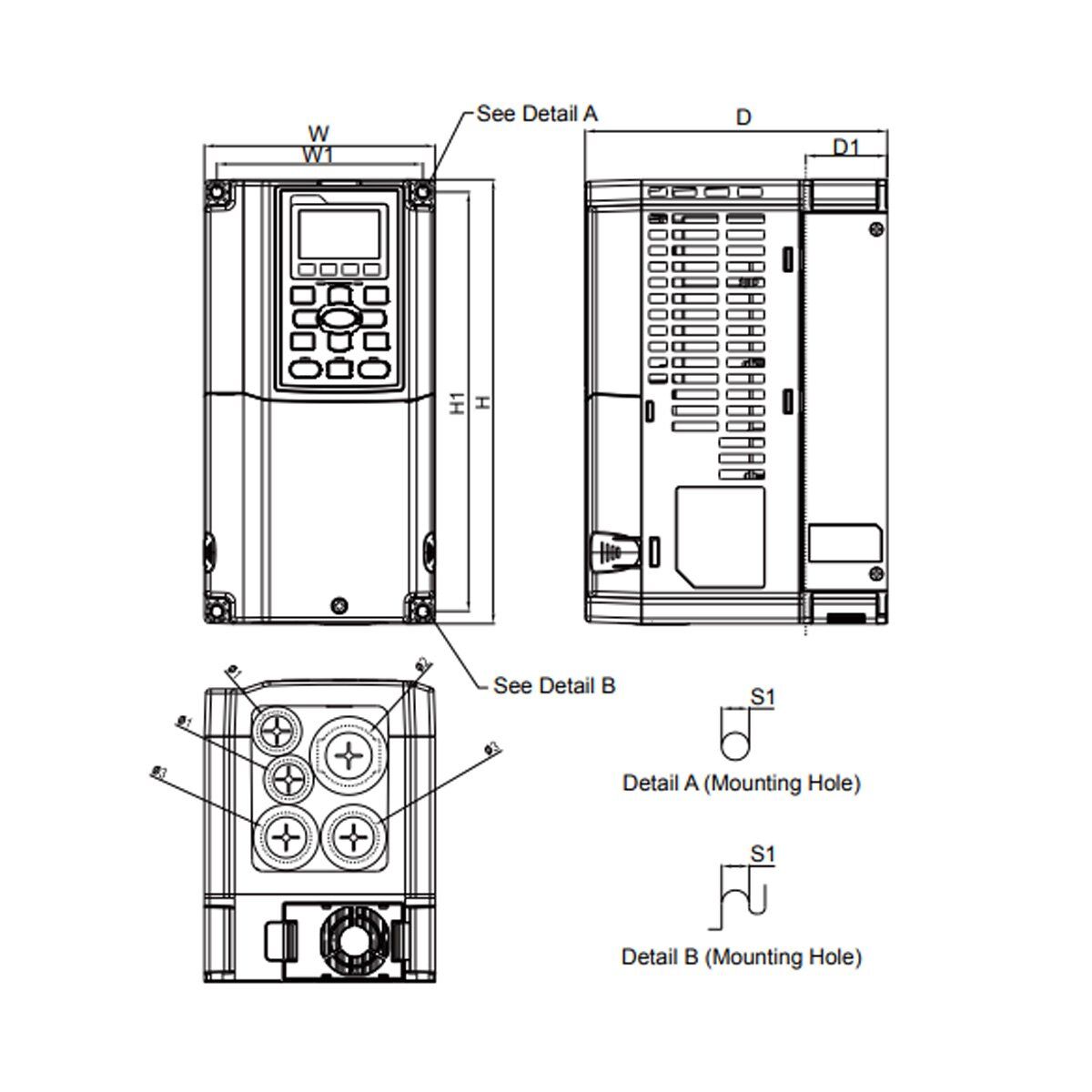 Delta VFD015CP23A-21 CP2000 Series Drive - Image 6