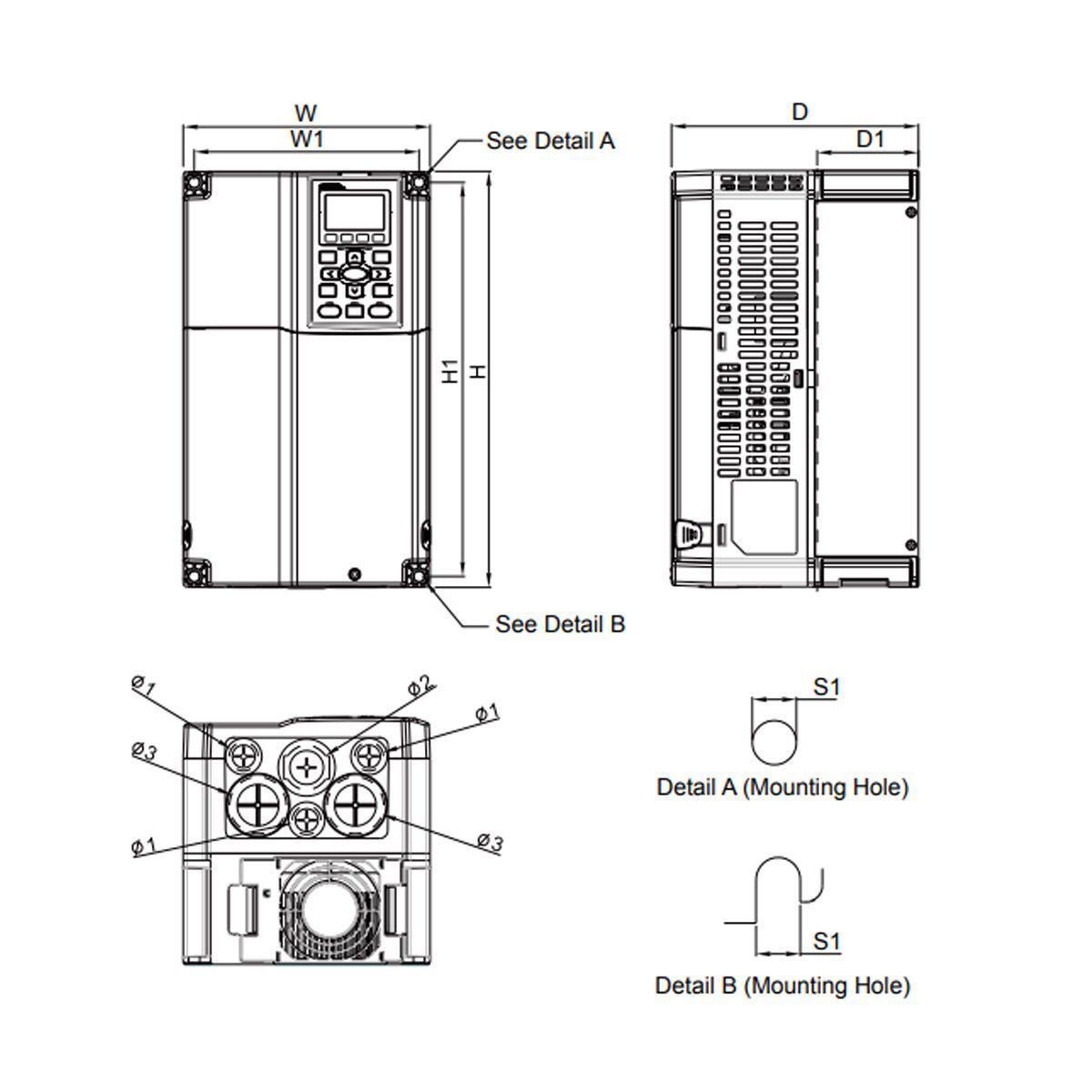 Delta VFD110CP53A-21 CP2000 Series Drive - Image 4