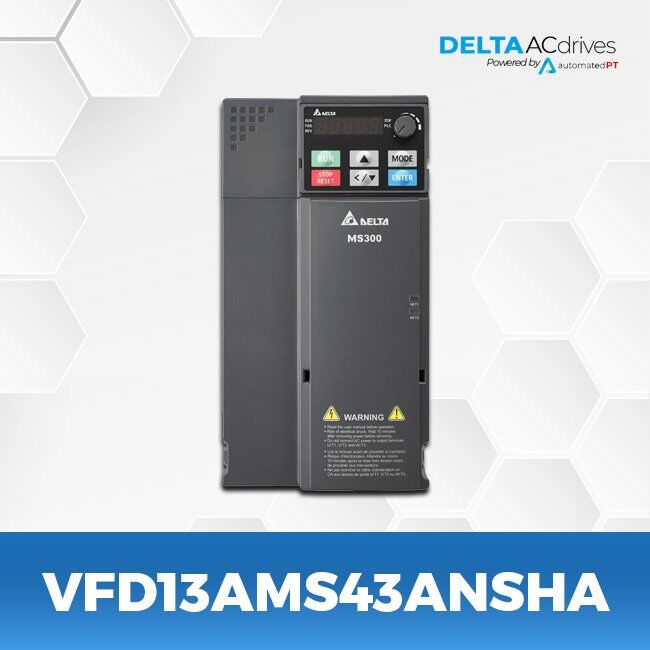 vfd13ams43ansha-VFD-MS-300-Delta-AC-Drive-Front