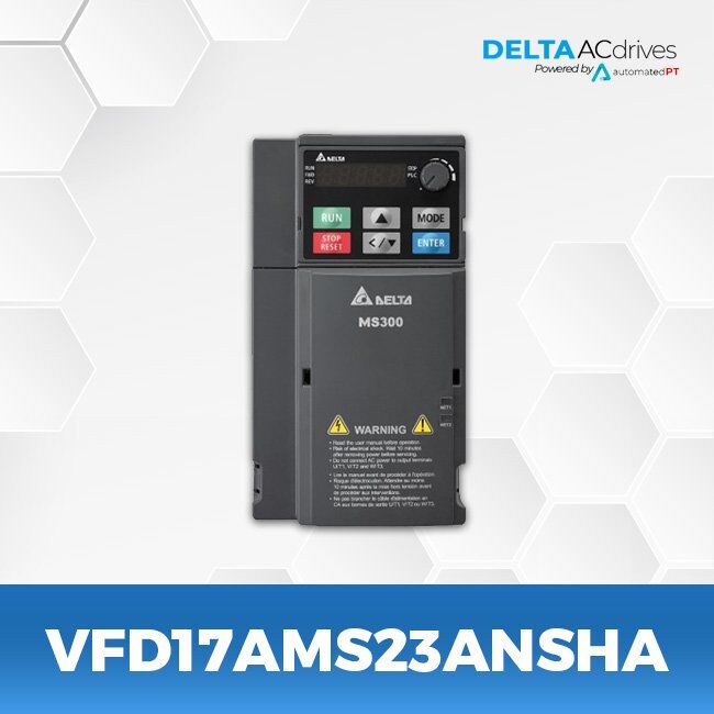 vfd17ams23ansha-VFD-MS-300-Delta-AC-Drive-Front