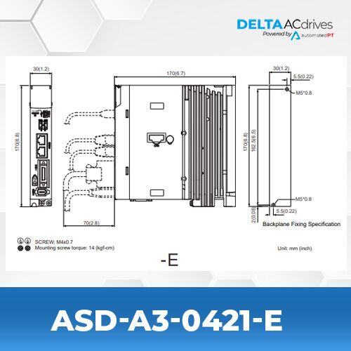 Delta ASD-A3-0421-E Servo Drive - Image 2