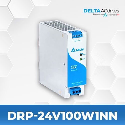 Delta DRP-24V100W1NN DIN Rail CliQ II Series