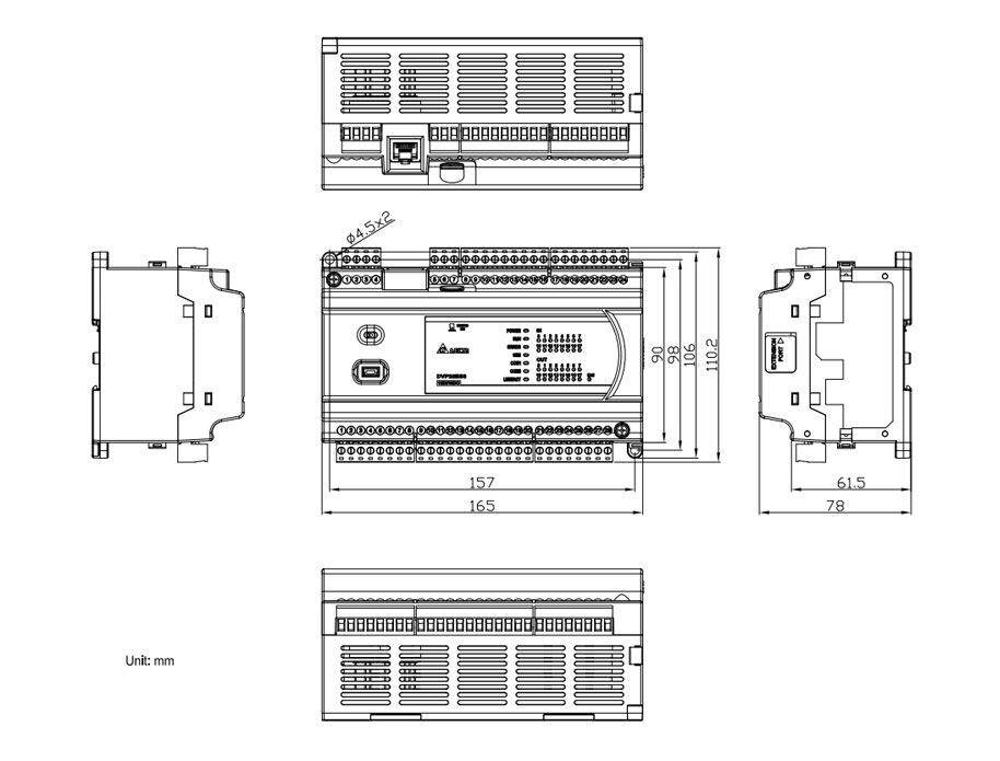 Delta DVP32ES300R DVP-ES Series PLC - Image 2