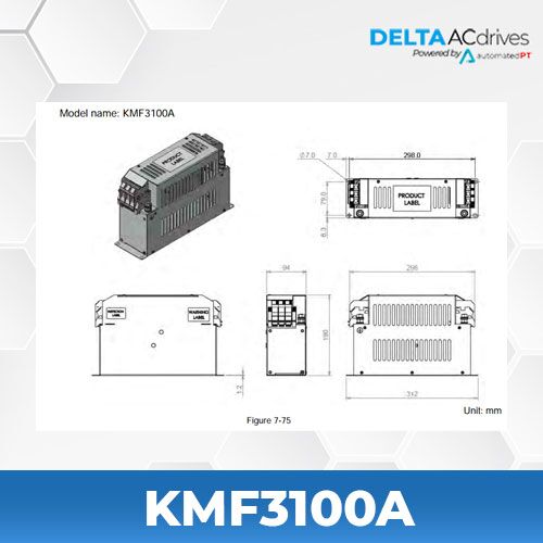 Delta KMF3100A EMC Filter