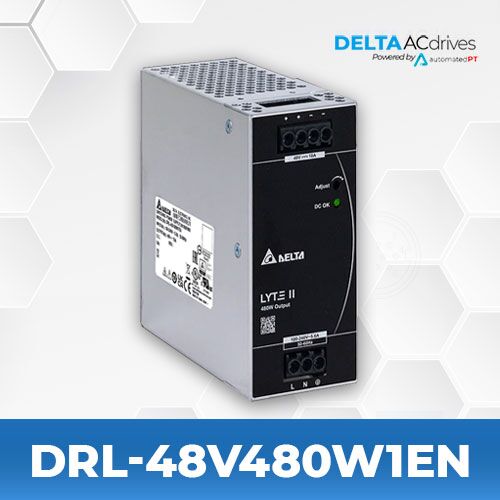 Delta DRL-48V480W1EN DIN Rail LYTE II Series