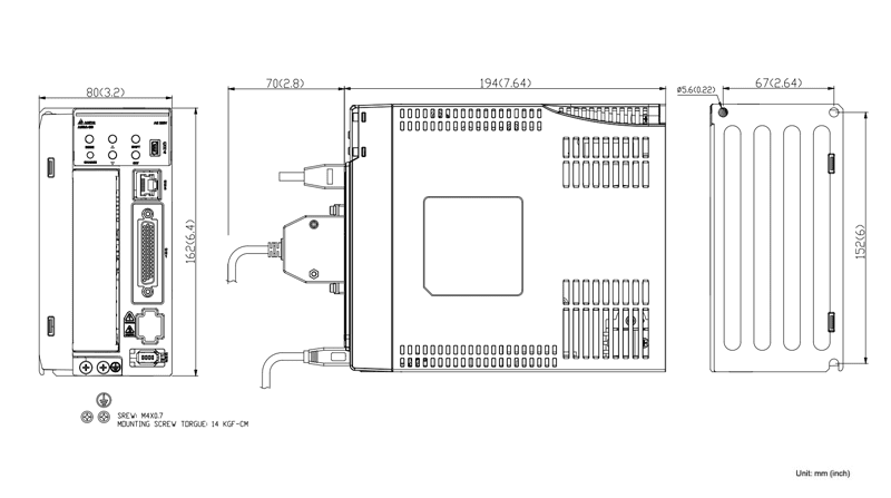 Delta ASD-B3A-1021-E Servo Drive - Image 4