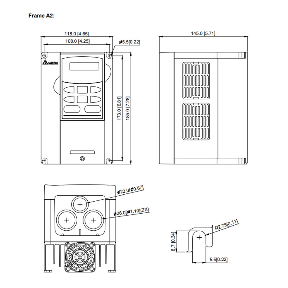 VFD022B23B-VFD-B-Delta-AC-Drive-Diagram
