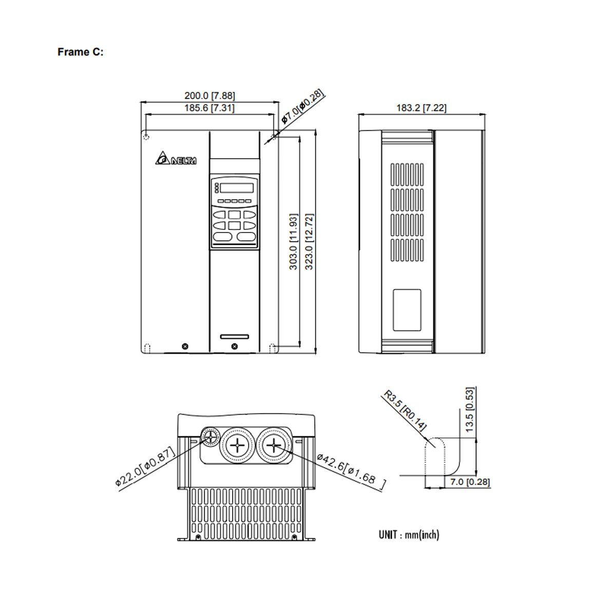 VFD055B43A-VFD-B-Delta-AC-Drive-Diagram