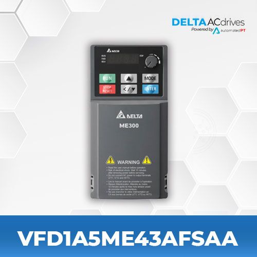 Delta VFD1A5ME43AFSAA ME300 Series Drive
