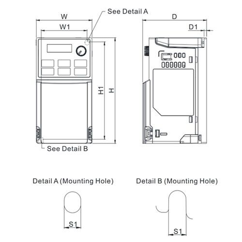 Delta VFD4A8ME23ANSAA ME300 Series Drive - Image 3