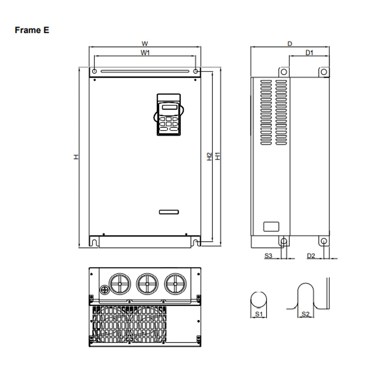 Delta VFD900F43C VFD-F Series Drive - Image 3