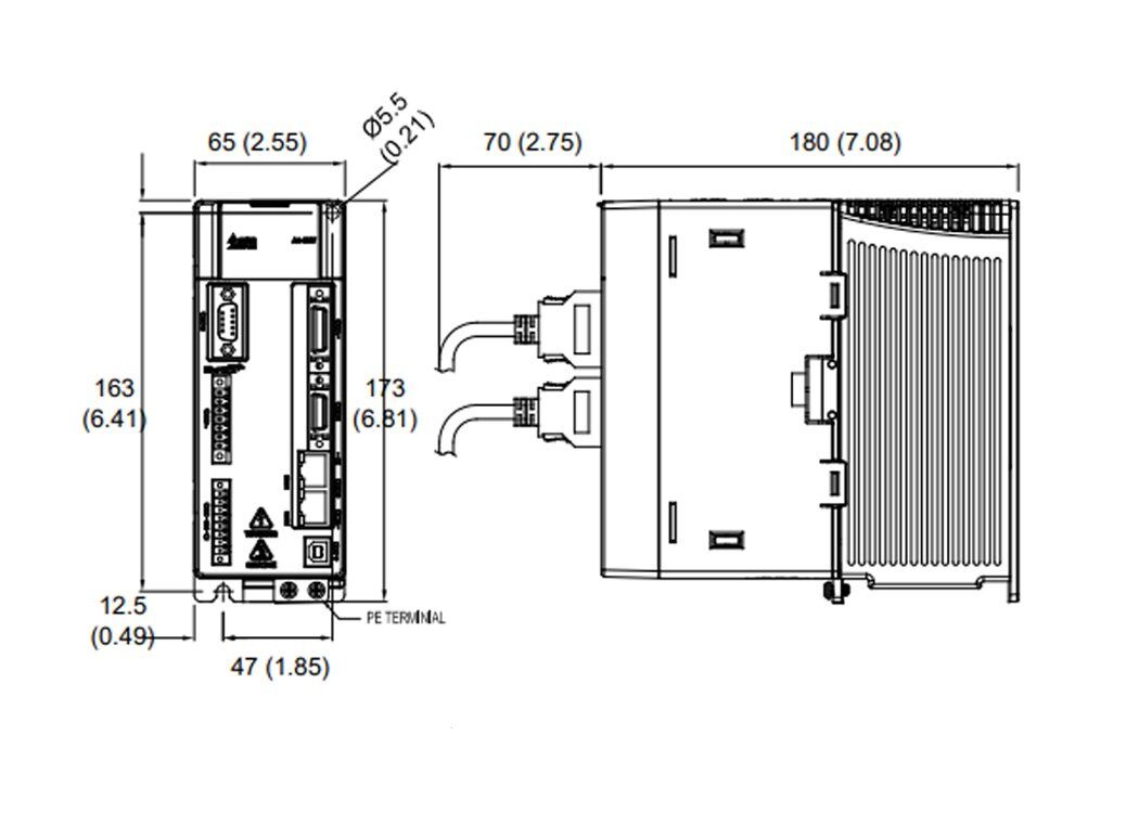 Delta ASD-A2-0743-E A2 Servo Drive - Buy Delta AC Drives, VFDs and