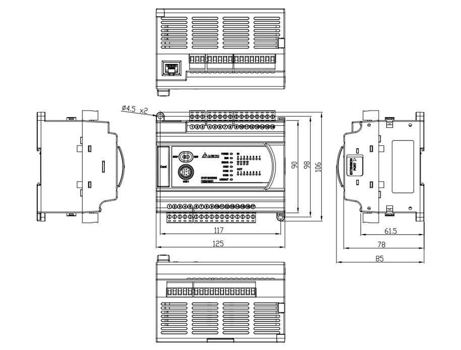 Delta DVP20ES200RE DVP-ES Series PLC - Buy Delta AC Drives, VFDs