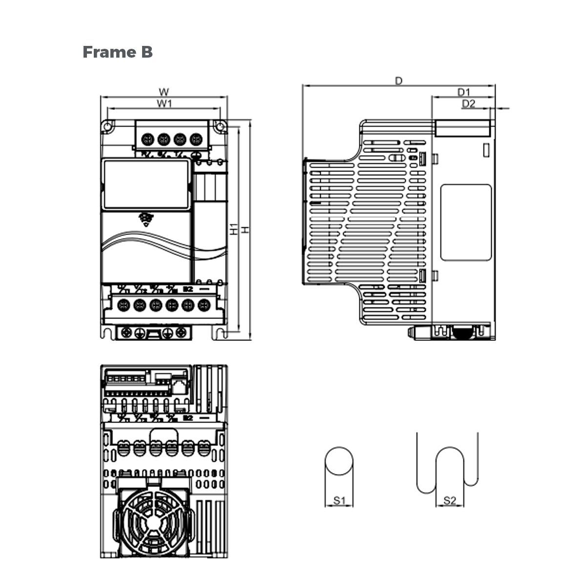 Delta VFD022E23A VFD-E Series Drive - Buy Delta AC Drives, VFDs